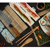 Sushi Making Kit 16 Pcs - Bamboo Sushi Rolling Mat