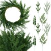 Suncalla 100 Pcs Christmas Artificial Pine Branches Assorted Faux Picks
