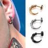 Dragon Claw Earrings For Men Stainless Steel Cool Punk Edgy