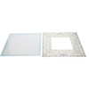 2Pcs Quilting Ruler Square Acrylic DIY Cloth Patch‑Work for Measuring