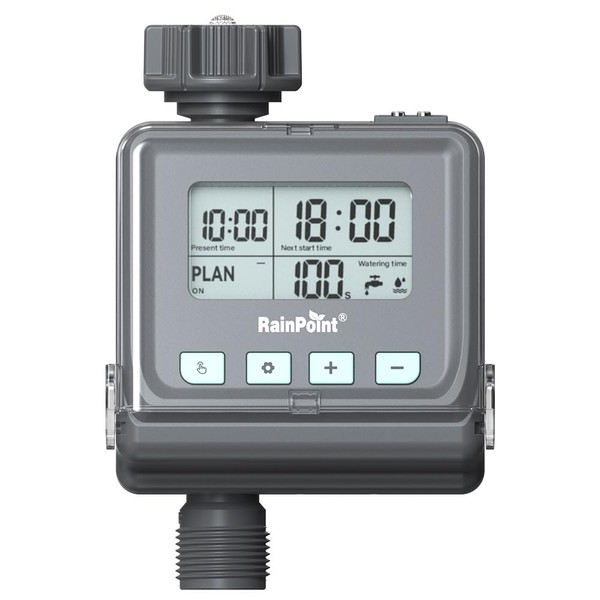 BALDR Garden Sprinkler Watering Timer, Up to 3 Programmable Plans,