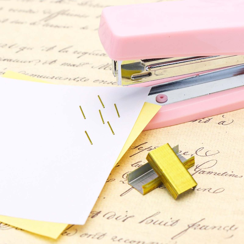 Yellow Gold No.10 Staples Mini Staples Refill 1000/Box 2 Boxes/Pack