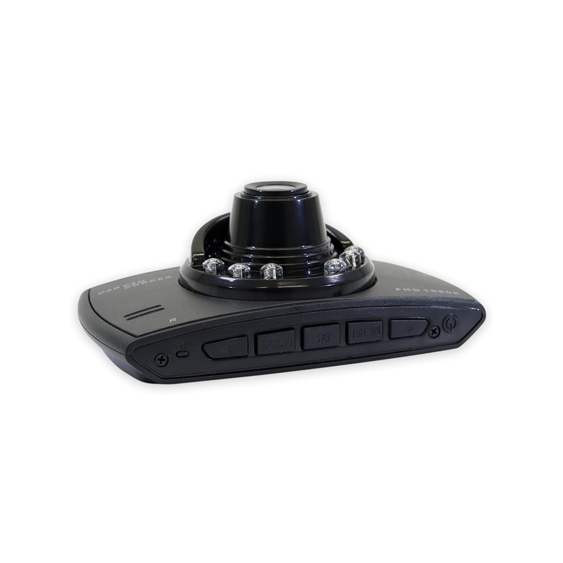 Streetwize SWREC9 In-Car Digital Dash Cam, Integrated Monitor, 2.4” Screen,