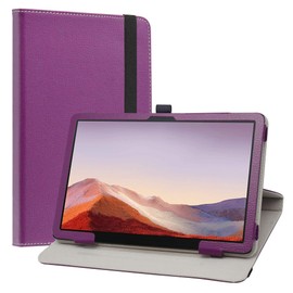 JRTAL Compatible with TCL Tab Pro 5G TCL Rotating Case,360 Degree Rotation Stand Premium PU Leather Cover for 10.36" TCL Tab Pro 5G TCL-9198S Tablet(Not fit TCL Tab 8 TCL-9038s),Purple