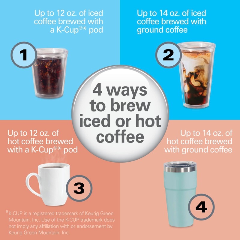 Hamilton Beach FlexBrew Advanced 4-in-1 Single Serve Hot & Iced