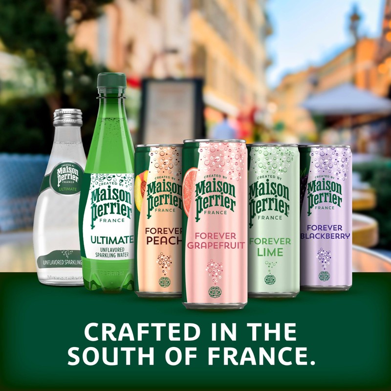 Maison Perrier Forever Lime Flavored Sparkling Water, 11.15 Fl Oz