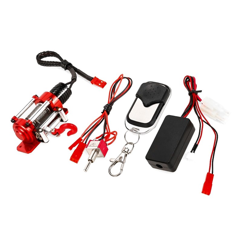 Sarini RC Winch 1/10 Scale Crawler Winch Trailer Model Cars