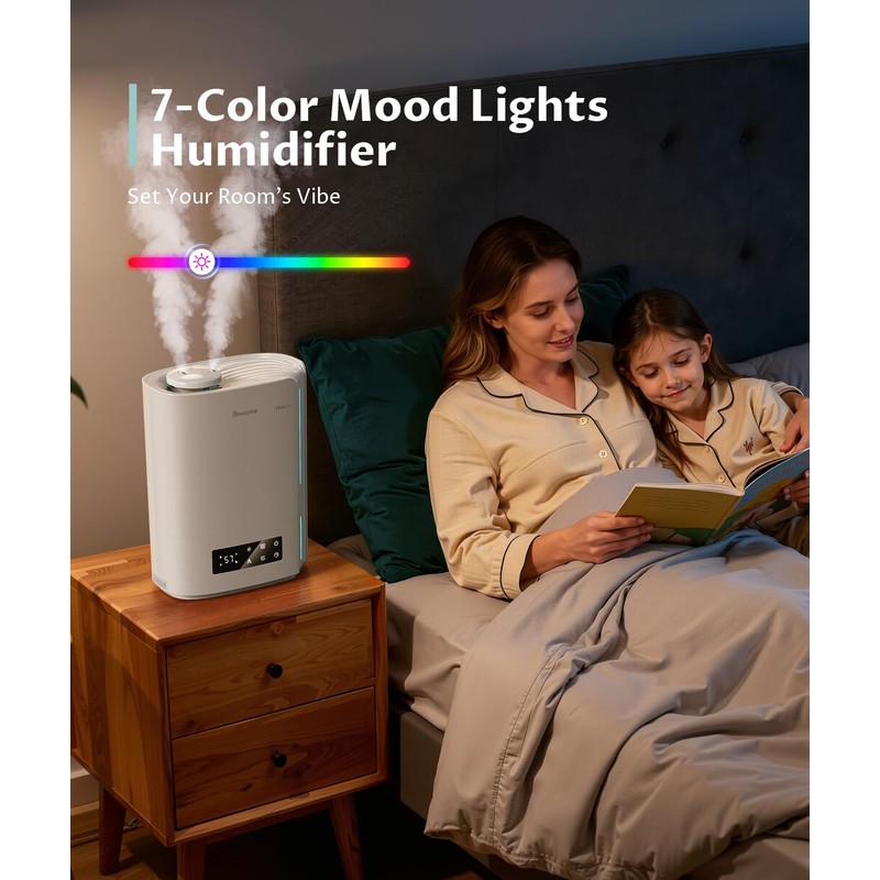BREEZOME 6L Humidifiers for Bedroom Large Room & Essential Oil