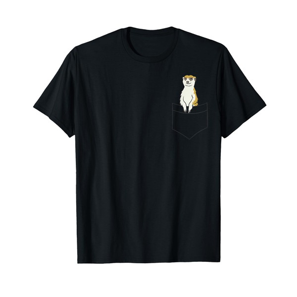 Meerkat In A Pocket Cute Pocket Meerkat T-Shirt