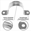 Pipe Clamps Mounting Clamps for Pipe Fixing Cable Guide U
