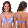Curve Muse - Sujetadores con aros para mujer, talla grande,