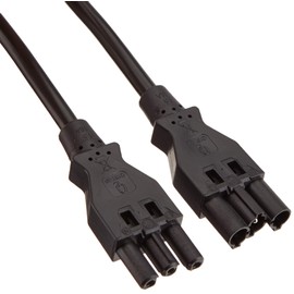 Qneqt Extension 0.5 m H05VV-F 3G1.5 Black