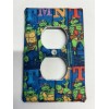Kitchen Teenage Mutant Ninja Turtle Single Switch Outlet Plate Cover Decor Bedroom Gift