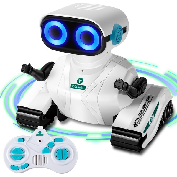 Lostrain Robot de Control Remoto, Robot Juguete con Luz LED,Robot