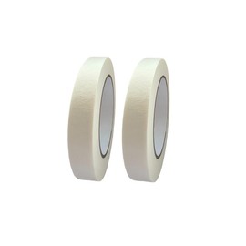 Tecaver Masking Tape, Painting Tape, General Purpose for Factory Home Office School Stationery, Labeling, Painting, Crafting, Arts use etc (2 Rolls, 1 Inch x 55 Yards)