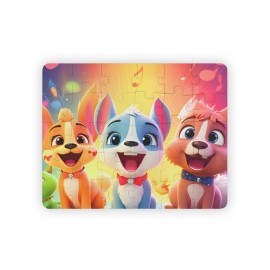 Kids' happy dogs Animal Puzzle, Fun Learning Toy, Perfect for christmas