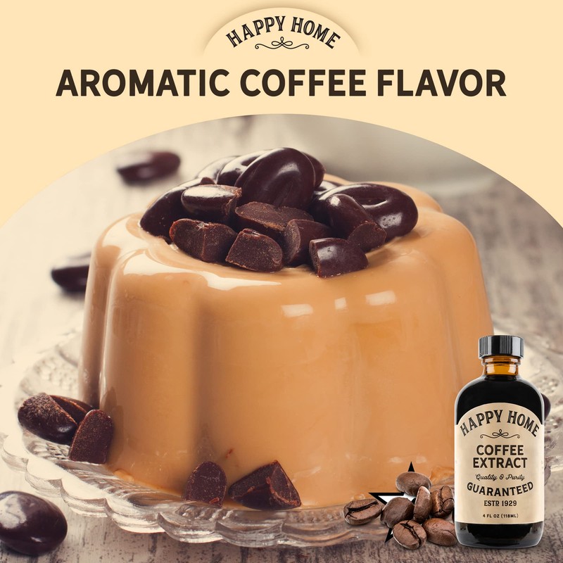Happy Home Premium Natural Coffee Flavor - Certified Kosher, 4