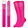 XZQTIVE Baseball Belt and Socks Combo Set Adjustable Softball Belt