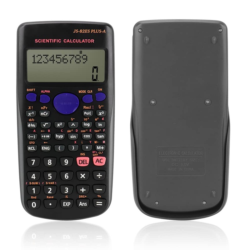 Scientific Calculator, Electronic Calculator 240 Functions 2-Line Engineering Scientific Calculator