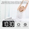 DreamSky Small Digital Alarm Clock for Bederoom, Large Big Numbers