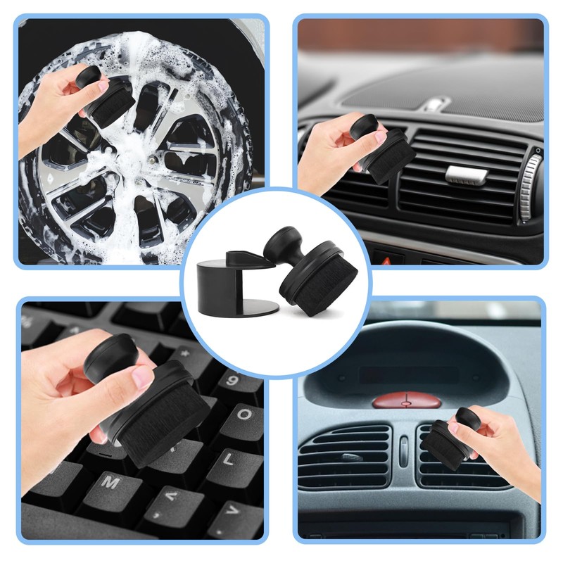 Tyre Shine Applicator Brush, Auto Tyre Cleaning Brush, Tyre Dressing