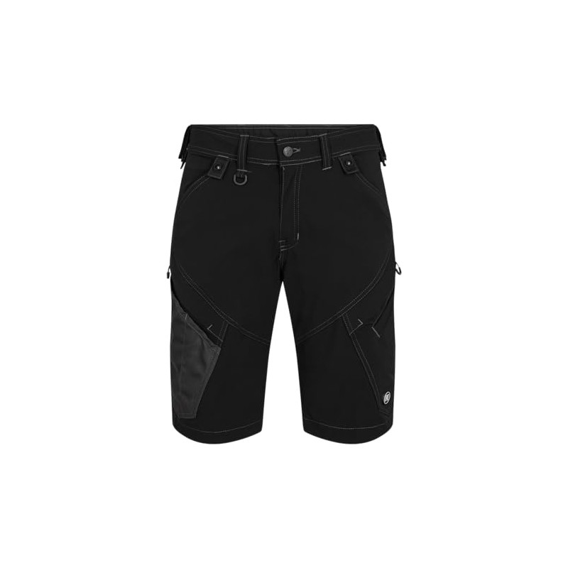 FE Engel Craftsman Work Shorts with 4-Way Stretch, black