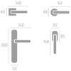 bricoleva.it Interior Door Handles Available in Multiple Variations Sold as