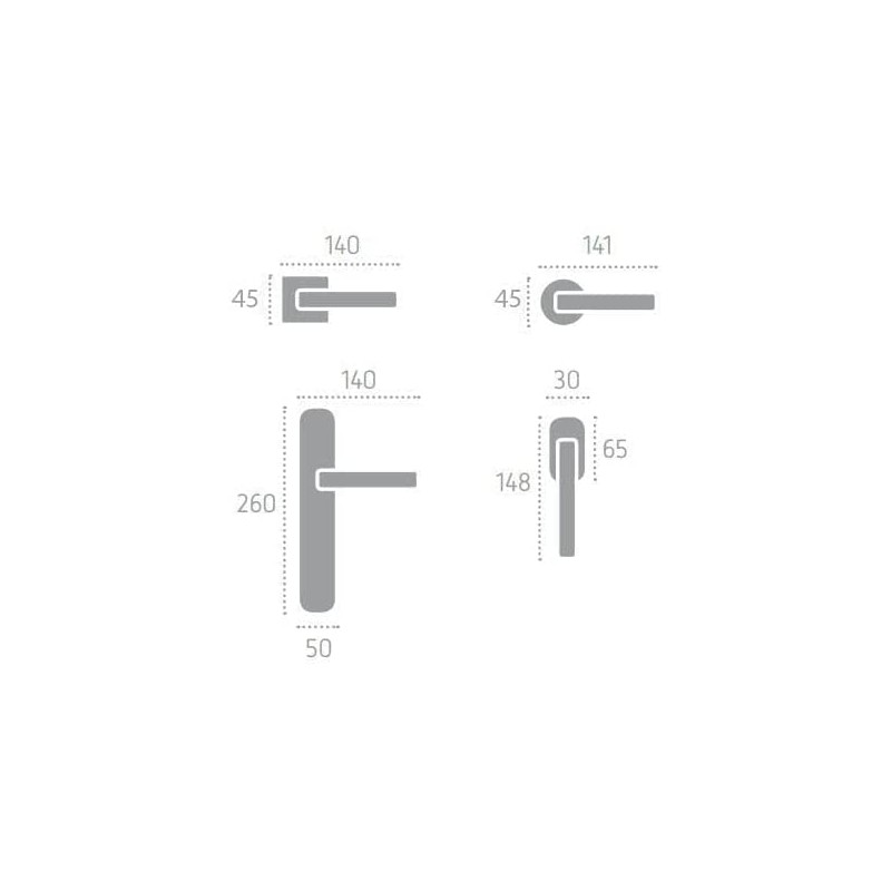 bricoleva.it Interior Door Handles Available in Multiple Variations Sold as