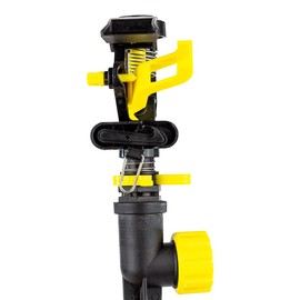 CNX Aspersor de Riego (rehilete para jardín) Regulable de Pulsaciones con Estaca plástica (Ideal para Jardín)