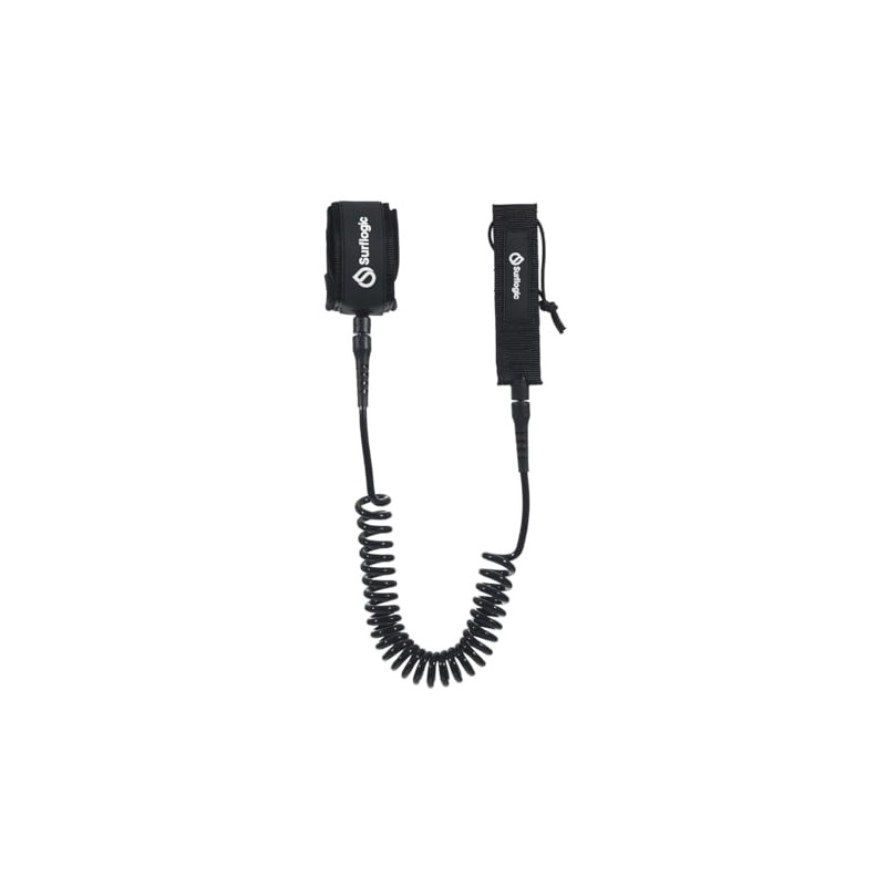 SURF LOGIC Surflogic Leash Sup Coil Ankle 10 Accessories, Adults