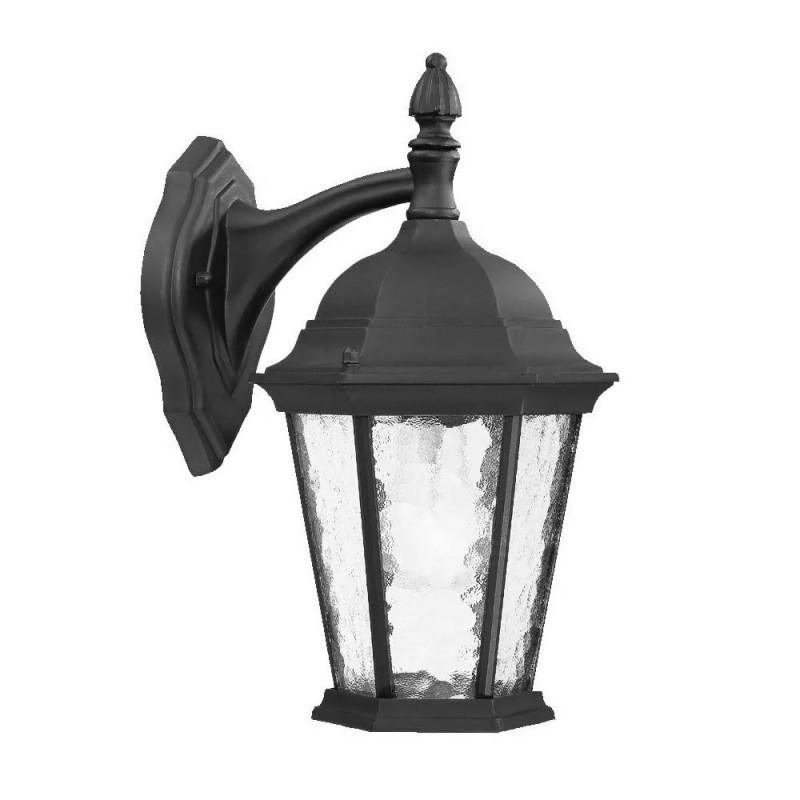 Homeroots Two Light Matte Black Hanging Carousel Wall Light