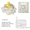 45Pcs Mechanical Keyboard Switches Waterproof Backlight Silent Linear Mechanical Key