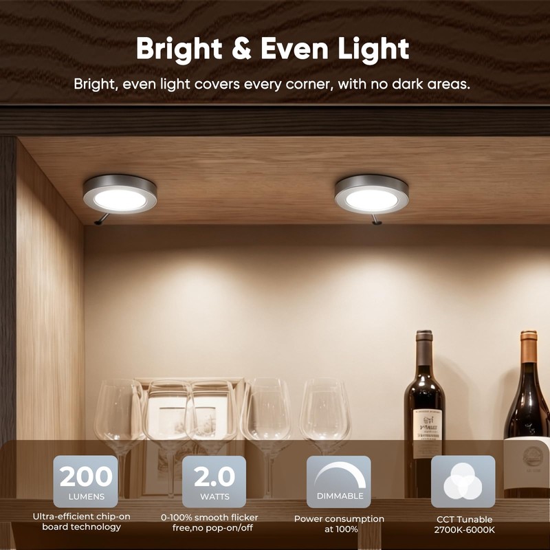VST LED Smart Under Cabinet Lighting, Alexa Google Home App