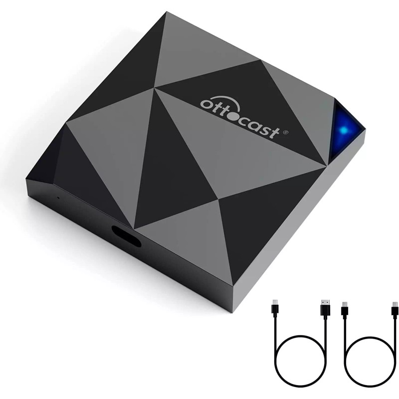 OTTOCAST CarPlay Adapter 2023 Fastest for OEM Cars 2016-2024, 5GHz