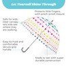totes Kids Clear Bubble Umbrella with Dome Canopy, Lightweight Design,