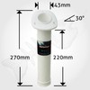 4 x Flush Mount 300 Angled Round Boat Rod Holder
