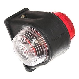 Old-Harvest Set of 2 Marker Lights Trailer Commercial Vehicles Lorry Red White 12 V 24 V