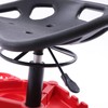 RudiUsoy Rolling Garage Stool, 300Lbs Capacity Heavy Duty Garage Stool
