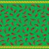 Beistle Chili Pepper Tablecover, 54” x 108” – Plastic Table