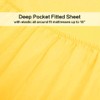 Best Season Cotton Twin Size Sheet Set (Yellow Color) 3