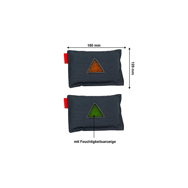 Interbosch 2 x Car Dehumidifier Reusable Car Caravan Boat Basement