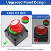Battery Disconnect Switch 12V Heavy Duty Kill Switch Waterproof Quick