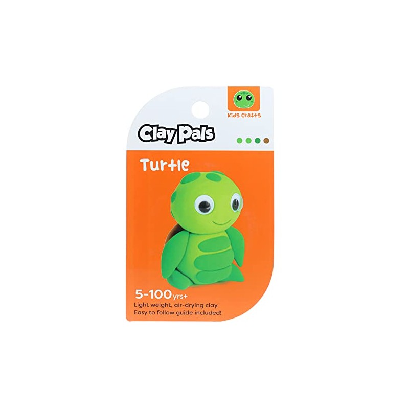 Clay Pals Turtle - Easy Sculpt Fun Fast Air Drying