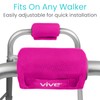 Vive Walker Handle Cushions - Padded Hand Covers - Soft