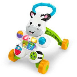 Andadera Para Bebés Fisher-price Cebra De Aprendizaje Blanco