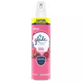 Glade Rose & Bloom Air Freshener Spray, 8.3 oz.