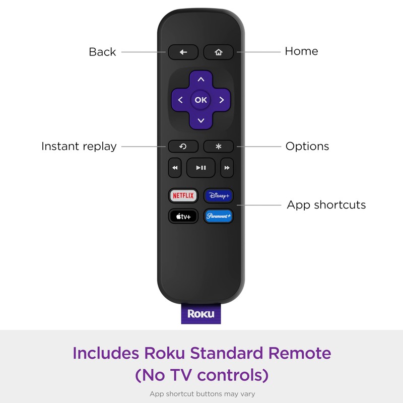 Roku Express | HD Roku Streaming Device with Standard Remote