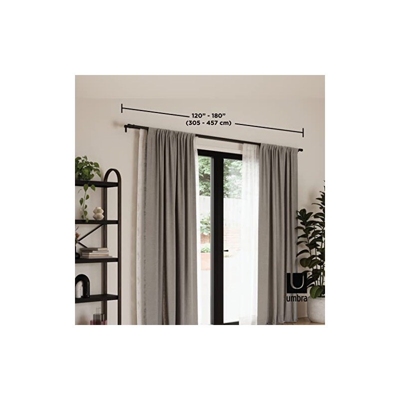 Umbra Cappa Cortinero Doble Ajustable