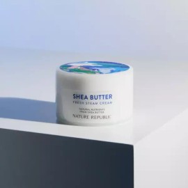 Nature Republic [네이처리퍼블릭] 승무원 크림! 쉐어버터 스팀크림 프레시 (지복합성) 100ml [Nature Republic] Air Crew Cream! Shea Butter Steam Cream Fresh (Combination Skin) 100ml
