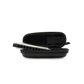 CASEMATIX Harmonica Carrying Case Compatible with Hohner Harmonicas, Lee Oskar, Marine Band, Swan Instruments and More - Includes Case Only